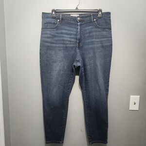 Everlane Womens The Curvy High Rise Skinny Jeans Size 35 Crop